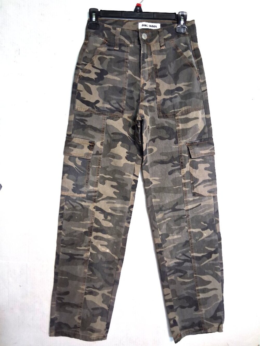 Girl Index Woodland Camouflage Pants Size 1